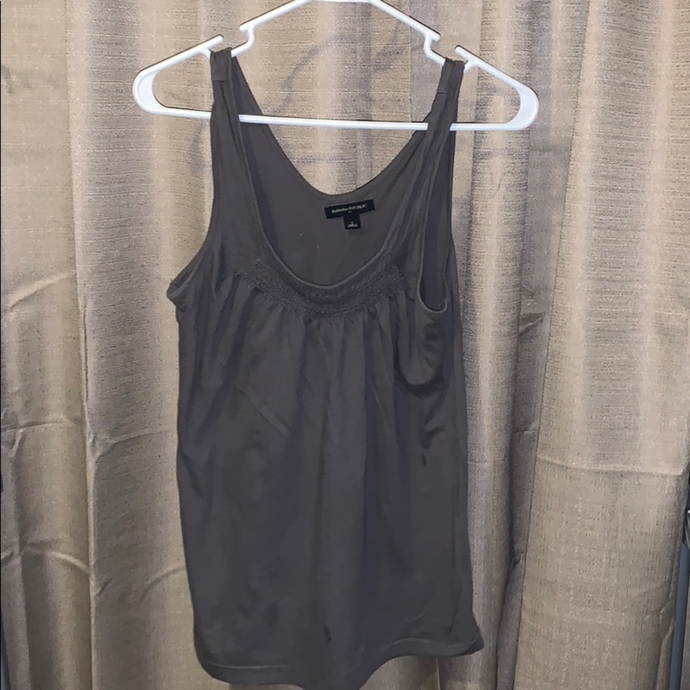 Banana Republic grey tank size Small